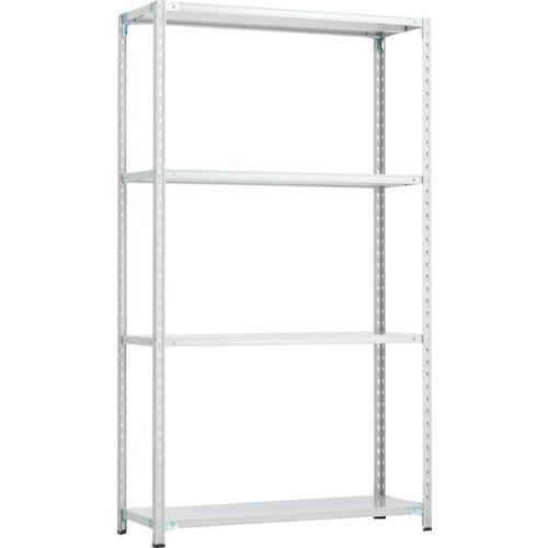 TRUSCO ( トラスコ中山 ) CB型セミボルトレス軽中量棚 1200X450XH21004段 WG色 ( CB-7444-WG )