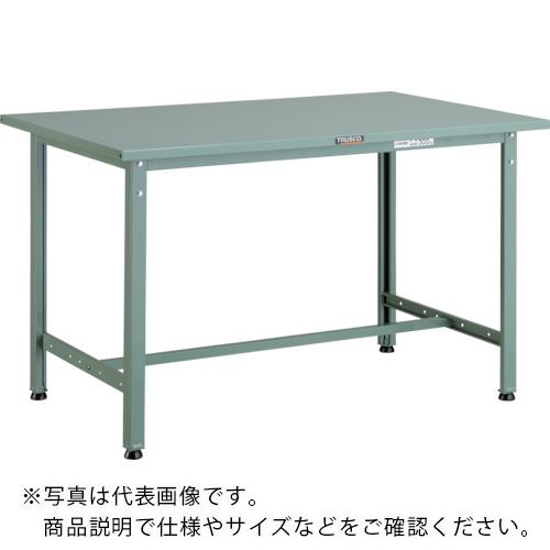 TRUSCO ( トラスコ中山 ) 軽荷重作業台(300kg)AE型 900X600XH740 基本タイプ グリーン色 ( SAE-0960 )