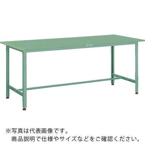 TRUSCO ( トラスコ中山 ) 軽荷重作業台(300kg)AE型 1500X600XH740 基本タイプ グリーン色 ( SAE-1560 )