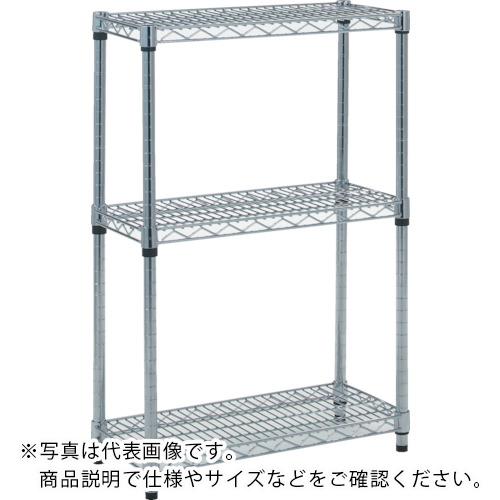 TRUSCO ( トラスコ中山 ) スチール製メッシュラック W905XD457XH923 3段 ( TME-3343 )