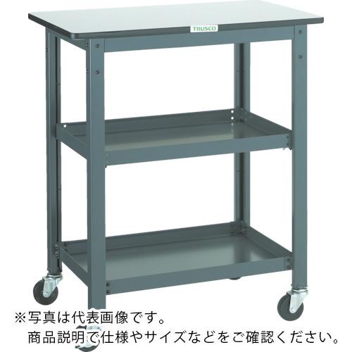 TRUSCO ( トラスコ中山 ) WHT型作業台補助テーブルワゴン 750X600XH900 ( WHT-6075H )