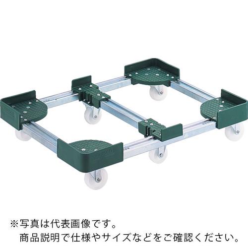 TRUSCO ( トラスコ中山 ) 伸縮式コンテナ台車 内寸500-600X1000-1100スチール ( FCD6-50100 (6ｺｲﾘ) )