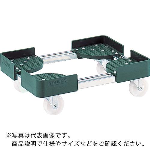 TRUSCO ( トラスコ中山 ) 伸縮式コンテナ台車 内寸400-500X600-700 SUS製 ( FCD-4060SUS (ステンレスセイ) )|トキワONLINE