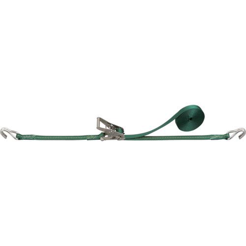 TRUSCO ( トラスコ中山 ) 強力型ベルト荷締機 SUS金具 25mm幅 300kg Jフック ( GX25S-300J )