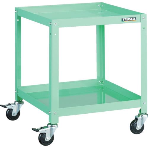 TRUSCO ( トラスコ中山 ) ツールワゴン ラビットワゴン 500X500 ゴム車輪 ヤンググリーン ( RBW-652 YG )