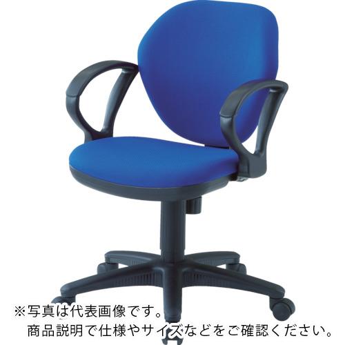 TRUSCO ( トラスコ中山 ) オフィスチェア 肘付 黒 ( T-10A-BK )