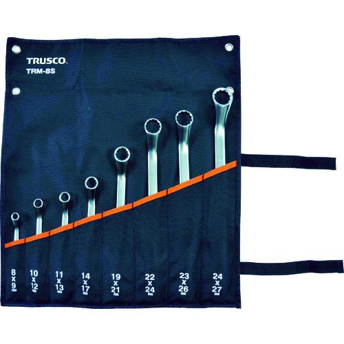 TRUSCO ( トラスコ中山 ) 45°両口めがね鍵仕かける(8本組) ( TRM-8S )