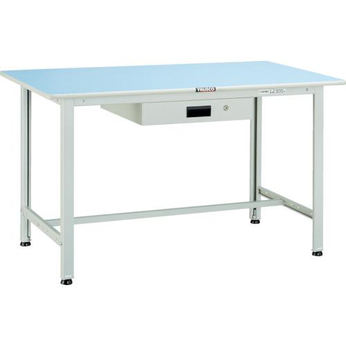 TRUSCO ( トラスコ中山 ) 軽荷重作業台(180kg)BO型 1200X750XH740 薄型1段引出付 ホワイト色 ( BO-1275UDK1 )