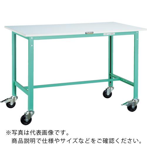 TRUSCO ( トラスコ中山 ) 軽荷重作業台(150kg)AE型 900X600XH845 φ100キャスター付 ヤンググリーン色 ( RAE-0960C100 YG )