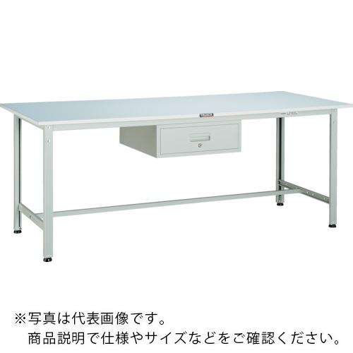 TRUSCO ( トラスコ中山 ) 軽掛け目御役目台(300kg)AE型 1800X900XH740 1段引出付 白いこと色 ( RAE-1809F1 W )