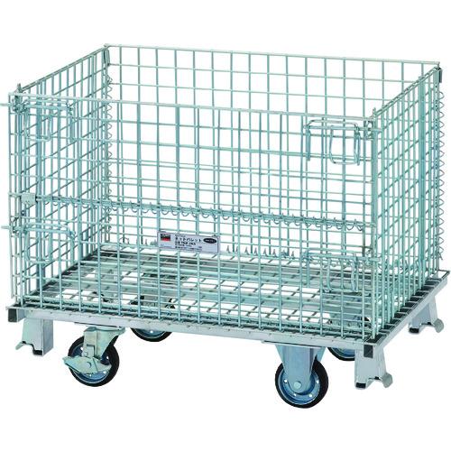TRUSCO ( トラスコ中山 ) ネットパレット車輪付 間口900X奥行650X高さ750 500kg ( TNP-2NS )
