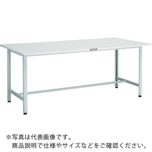 TRUSCO ( トラスコ中山 ) 軽掛け目やり方台(300kg)AE型 1800X750XH740 根本原理手合い 白いこと色 ( AE-1800 W )