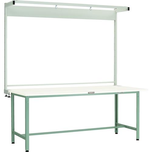 TRUSCO ( トラスコ中山 ) 軽掛け目御役目台(300kg)AE型 1800X900XH1948(全高) 手道具ハンガー付 緑であること色 ( AE-1809THN )