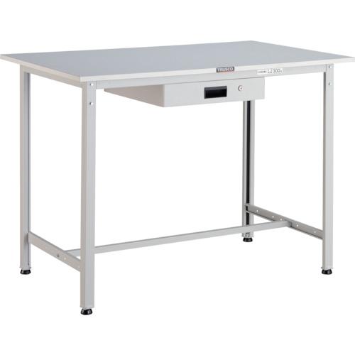 TRUSCO ( トラスコ中山 ) 軽荷重立作業台(300kg)HAE型 900X600XH900 薄型1段引出付 ホワイト色 ( HRAE-0960UDK1 W )