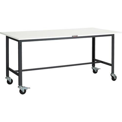 TRUSCO ( トラスコ中山 ) 軽荷重作業台(200kg)LEW型 1800X900XH845 φ100キャスター付 ダークグレー色 ( LEWR-1809C100 )|トキワONLINE
