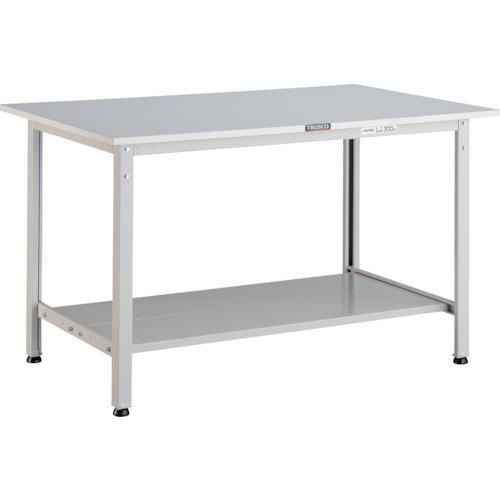 TRUSCO ( トラスコ中山 ) 軽荷重作業台(300kg)AE型 900X600XH740 下棚2枚付 ホワイト色 ( RAE-0960LT2 W )
