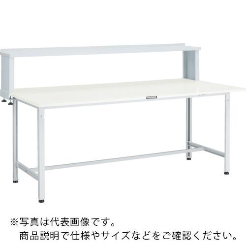TRUSCO ( トラスコ中山 ) 軽荷重作業台(300kg)AE型 1800X900XH1044(全高) 上棚付 ホワイト色 ( RAE-1809YURB W )｜トキワONLINE