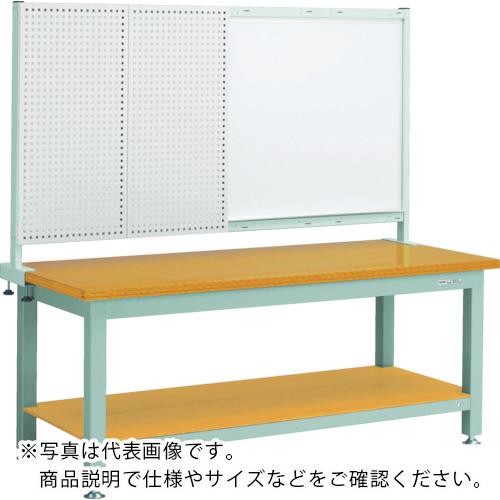 TRUSCO ( トラスコ中山 ) 重荷重作業台(3000kg)TW型 1800X900XH1740(全高) 前パネル付 グリーン色 ( RTW-1809P1 )|トキワONLINE