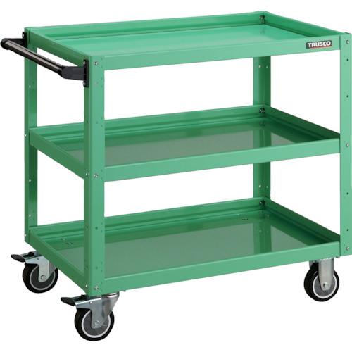 TRUSCO ( トラスコ中山 ) ツールワゴン イーグルワゴン 750X500XH740 ウレタン車輪 ヤンググリーン ( EGW-773U-YG )