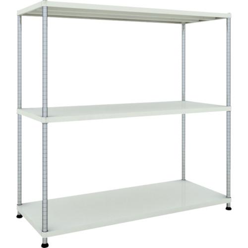 TRUSCO ( トラスコ中山 ) スチールラック フェニックスラック 1500X600 3段 W色 抗菌粉体塗装 ( PER-5563-W )