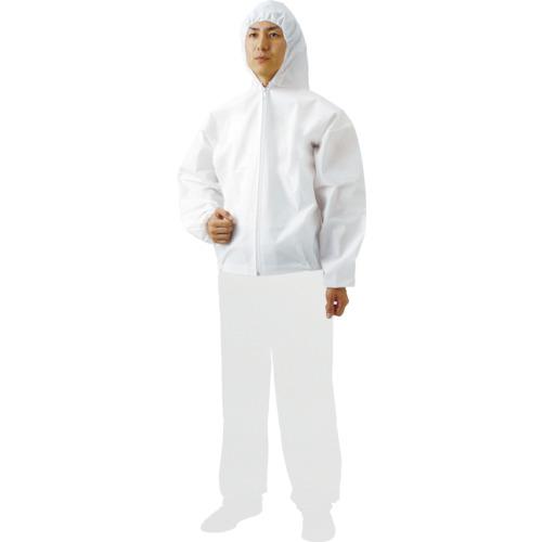 TRUSCO ( トラスコ中山 ) まとめ買い 不織布使い捨て保護服フード付ジャンバー L (60着) ( TPC-F-L-60 )