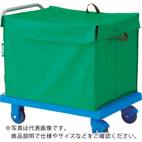 TRUSCO ( トラスコ中山 ) 脂手押し車 グランカート 無声映画 蓋付ハンドトラックボックス付 718X4 ( TP-X702-THB )