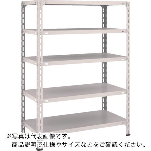 TRUSCO ( トラスコ中山 ) スチール写真仕合わせ 軽さ棚開放的型 W875XD450XH1200 5段 ネオ薄墨色 ( 43X-15 NG(ﾈｵｸﾞﾚｰ) )