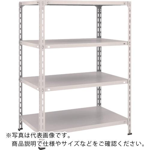 TRUSCO ( トラスコ中山 ) スチール写真仕合わせ 軽さ棚開放的型 W875XD600XH1200 4段 ネオ薄墨色 ( 43W-14 NG(ﾈｵｸﾞﾚｰ) ) その他-花・ガーデン・DIY