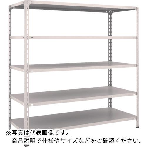 TRUSCO ( トラスコ中山 ) スチールラック 軽量棚開放型 W1500XD600XH1500 5段 ネオグレー ( 55W-15 NG(ネオグレー) )