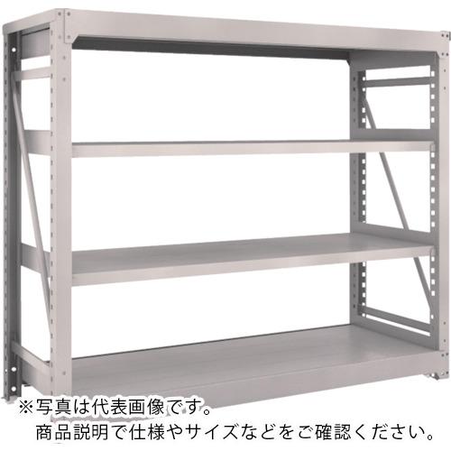 TRUSCO ( トラスコ中山 ) スチール写真仕合わせ M10型掛け目棚 1800X620XH1500 4段 単体 ネオ薄墨色 ( M10-5664 NG(ﾈｵｸﾞﾚｰ) )