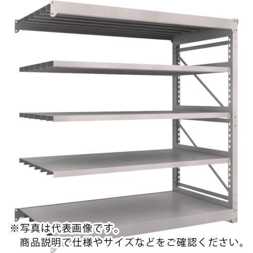 TRUSCO ( トラスコ中山 ) スチール製重量ボルト式棚 M10型 W1800×D900×H1815 5段 連結 ネオグレー ( M10-6695B NG(ﾈｵｸﾞﾚｰ) )