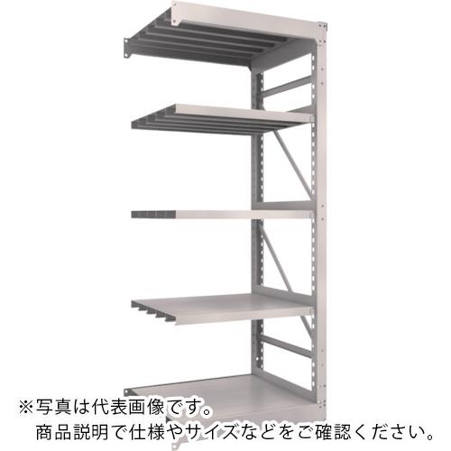 TRUSCO ( トラスコ中山 ) スチールラック M10型重量棚 900X760XH2100 5段 連結 ネオグレー ( M10-7375B NG(ﾈｵｸﾞﾚｰ) )