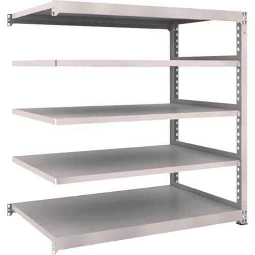 TRUSCO ( トラスコ中山 ) スチールラック M3型中量棚 1500×921×H1500 5段 連結 ネオグレー ( M3-5595B NG(ﾈｵｸﾞﾚｰ) )