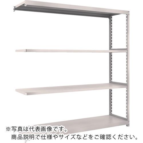 TRUSCO ( トラスコ中山 ) スチールラック M2型軽中量棚 1760X450XH2100 4段 連結 ネオグレー ( M2-7644B NG(ﾈｵｸﾞﾚｰ) )