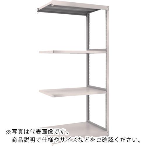TRUSCO ( トラスコ中山 ) スチールラック M2型軽中量棚 860×880×H1800 4段 連結 ネオグレー ( M2-6394B )