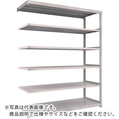 TRUSCO ( トラスコ中山 ) スチールラック M2型軽中量棚 1760×880×H2100 6段 連結 ネオグレー ( M2-7696B )