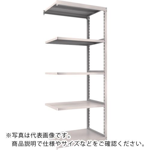 TRUSCO ( トラスコ中山 ) スチールラック M2型軽中量棚 860X880XH2100 5段 連結 ネオグレー ( M2-7395B )
