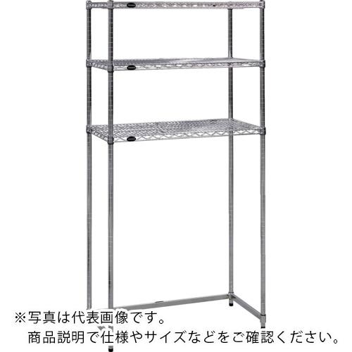 TRUSCO ( トラスコ中山 ) スチール製メッシュラック下段開放型 W1205×D457×H1838 棚板3枚 ( TME-SB-6443 )
