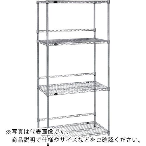 TRUSCO ( トラスコ中山 ) ステンレス鋼製メッシュ仕合わせ W905XD305XH1838 4段 うしろ側赤ちょうちん付 ( TSM-BB-6334 ) DIY・工具-その他