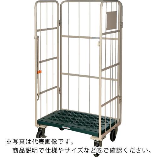 TRUSCO ( トラスコ中山 ) カゴ車 ハイテナーエコノミー650X850X1700 樹脂底板旋回仕様 ( THT-XJ658517C )