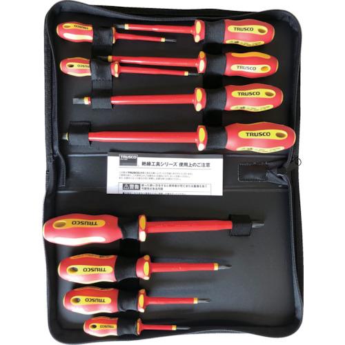TRUSCO ( トラスコ中山 ) 絶縁ドライバー(マグネット入り)10本セット ( TZD-10S ) 8,533円