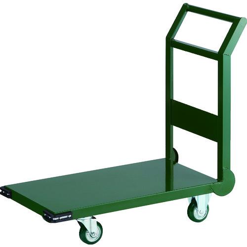 TRUSCO ( トラスコ中山 ) 鋼鉄製運搬車 800X450 Φ100ウレタン車 緑 ( SH3NU-GN )|トキワONLINE