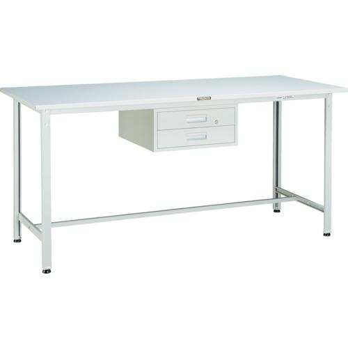 TRUSCO ( トラスコ中山 ) 軽荷重立作業台(300kg)HAE型 900X600XH900 2段引出付 ホワイト色 ( HRAE-0960F2 W )