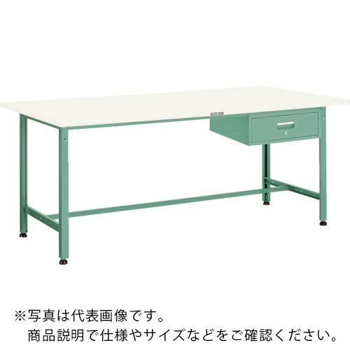 TRUSCO ( トラスコ中山 ) 軽荷重作業台(300kg)AE型 900X600XH740 1段引出付 ホワイト色 ( RAE-0960F1 W )