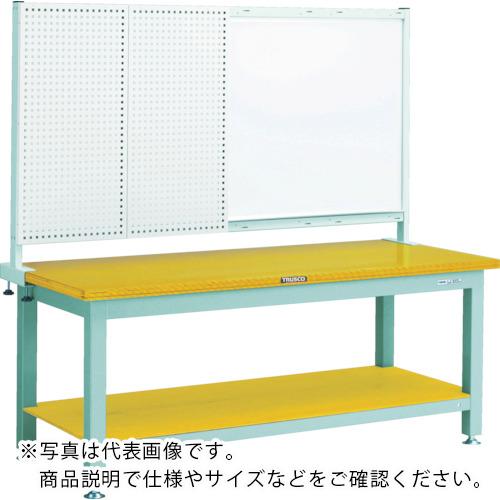 TRUSCO ( トラスコ中山 ) 重荷重作業台(3000kg)TW型 1200X750XH1740(全高) 前パネル付 グリーン色 ( STW-1200P1 )