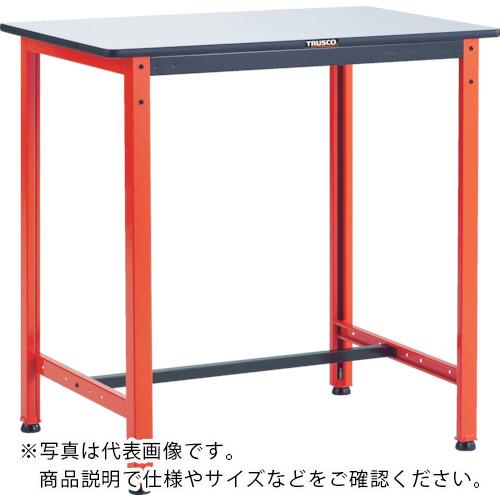 TRUSCO ( トラスコ中山 ) 軽荷重立作業台(300kg)TFAE型 1200X600XH900 基本タイプ オレンジ色 ( TFAE-1260 )