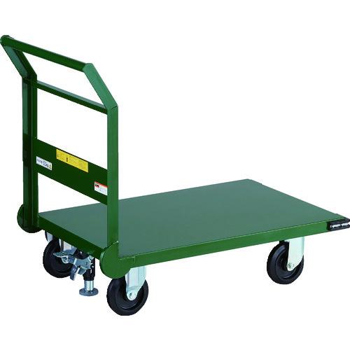 TRUSCO ( トラスコ中山 ) 鋼材製持っていく車 900X600 Φ150エア湖キャスター Lストッパー付 ( SH-2NACSS )