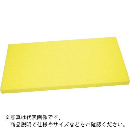 TRUSCO ( トラスコ中山 ) 吸水スポンジ 大判タイプ 厚さ50mm×縦1000mm×横1000mm イエロー ( TKSO-1010 )
