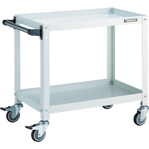 TRUSCO ( トラスコ中山 ) ツールワゴン ラビットワゴン 600×400×H600 ハンドル付 ウレタン車輪 ホワイト ( RBW-662HU W )
