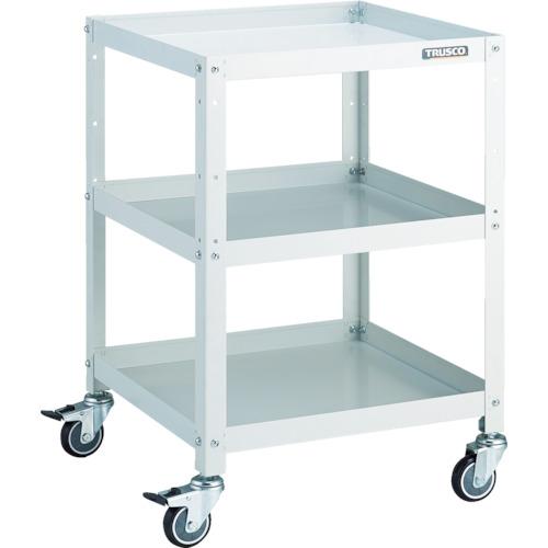 TRUSCO ( トラスコ中山 ) 手道具手押し車 ラビットワゴン 500X500 ウレタン拷問台 白いこと ( RBW-753U W )